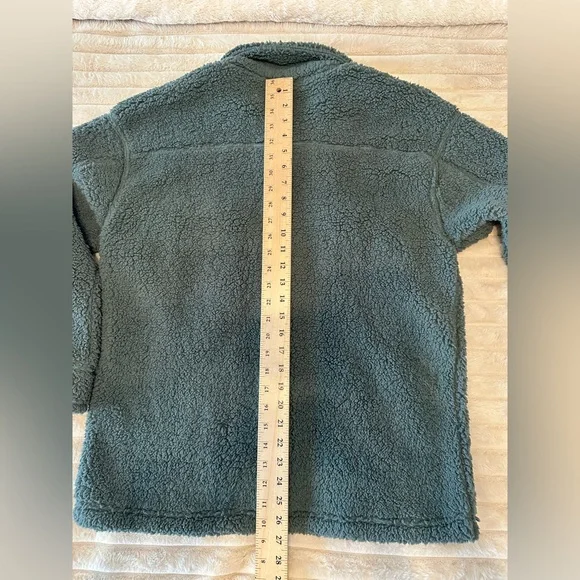 32 Degrees Teddy Bear Fleece Sherpa Button Oversized Shirt - Picture 9 of 9